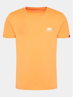 Zdjęcie produktu Alpha Industries T-Shirt Basic T Small 188505 Pomarańczowy Regular Fit