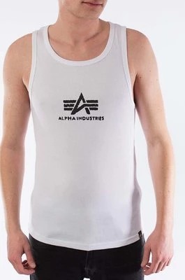 Zdjęcie produktu Alpha Industries t-shirt bawełniany kolor biały 176545.92-BIALY