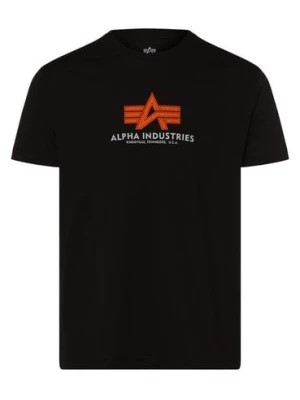 Zdjęcie produktu Alpha Industries T-shirt męski Mężczyźni Bawełna czarny nadruk,