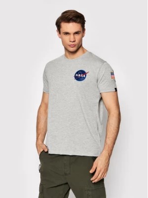 Zdjęcie produktu Alpha Industries T-Shirt Space Shuttle 176507 Szary Regular Fit