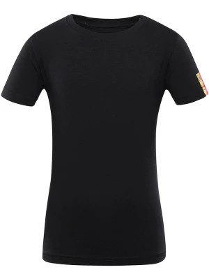 Zdjęcie produktu Alpine Pro Koszulka "Olemo" w kolorze czarnym rozmiar: 140/146