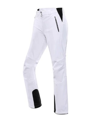 Zdjęcie produktu Alpine Pro Softshellowe spodnie narciarskie "Hadema" w kolorze białym rozmiar: M