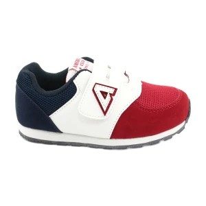 Zdjęcie produktu American Club Buty sportowe wkładka skórzana American BS01 BS02 Red wielokolorowe