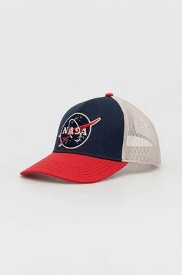 Zdjęcie produktu American Needle czapka z daszkiem NASA kolor granatowy wzorzysta