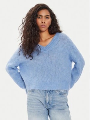 Zdjęcie produktu American Vintage Sweter Bymi BYM18AE24 Niebieski Regular Fit