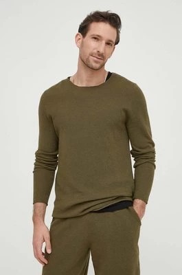 Zdjęcie produktu American Vintage sweter PULL ML COL ROND męski kolor zielony lekki MMARC18EE24