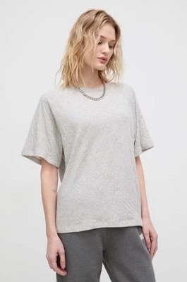 Zdjęcie produktu American Vintage t-shirt bawełniany T-SHIRT ML COL ROND damski kolor szary RUZ02AE24