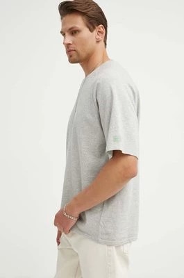 Zdjęcie produktu American Vintage t-shirt bawełniany TEE-SHIRT MC COL ROND męski kolor szary melanżowy MLAW02DE24