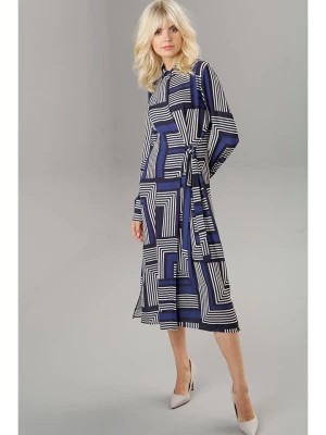 Zdjęcie produktu Aniston Sukienka w kolorze niebiesko-białym rozmiar: 36