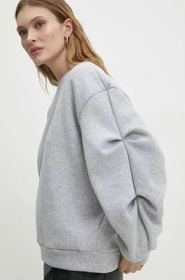 Zdjęcie produktu Answear Lab bluza bawełniana damska kolor szary melanżowa