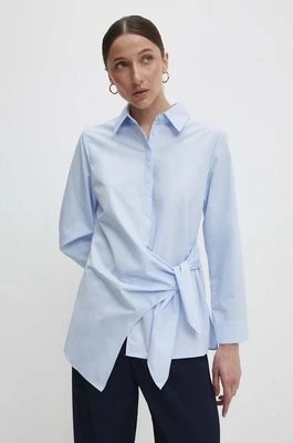 Zdjęcie produktu Answear Lab koszula damska kolor niebieski gładka