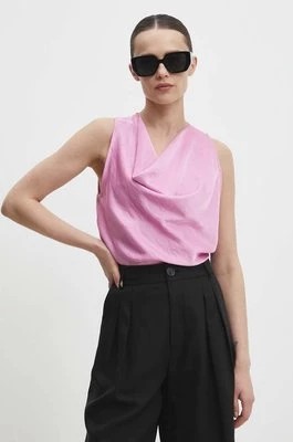 Zdjęcie produktu Answear Lab bluzka damska kolor różowy gładka