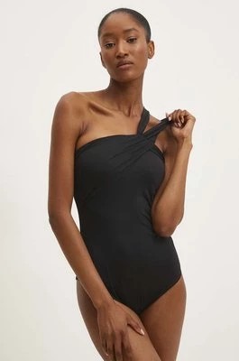 Zdjęcie produktu Answear Lab jednoczęściowy strój kąpielowy kolor czarny lekko usztywniona miseczka