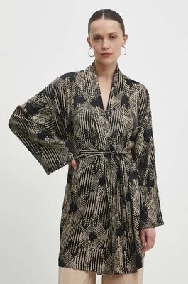 Zdjęcie produktu Answear Lab kimono kolor czarny wzorzysta