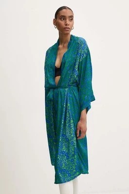 Zdjęcie produktu Answear Lab kimono kolor zielony wzorzysta
