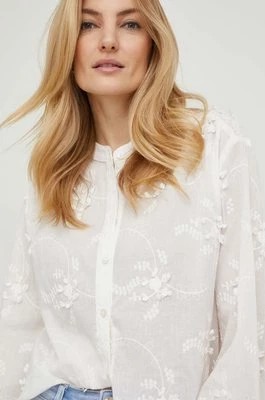 Zdjęcie produktu Answear Lab koszula bawełniana damska kolor biały regular