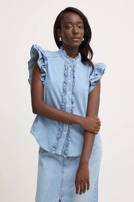 Zdjęcie produktu Answear Lab koszula jeansowa damska kolor niebieski regular