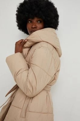 Zdjęcie produktu Answear Lab kurtka damska kolor beżowy zimowa