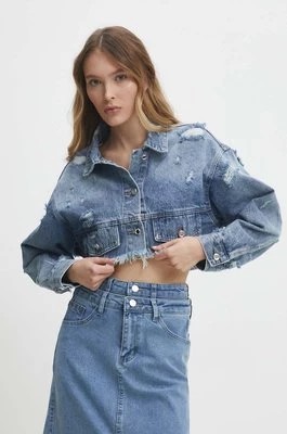 Zdjęcie produktu Answear Lab kurtka jeansowa damska kolor niebieski przejściowa oversize