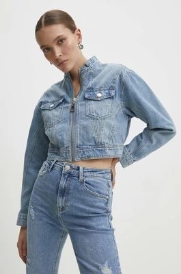 Zdjęcie produktu Answear Lab kurtka jeansowa damska kolor niebieski przejściowa oversize