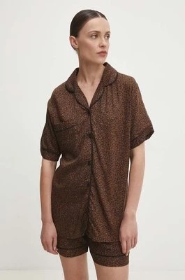 Zdjęcie produktu Answear Lab piżama damska kolor brązowy