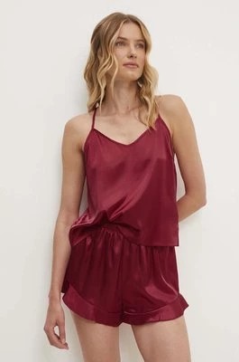 Zdjęcie produktu Answear Lab piżama damska kolor czerwony satynowa