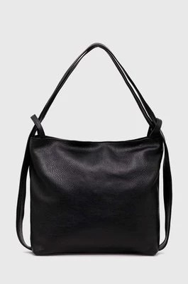 Zdjęcie produktu Answear Lab plecak skórzany damski kolor czarny duży gładki