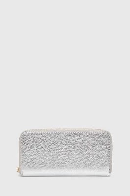 Zdjęcie produktu Answear Lab portfel skórzany damski kolor srebrny