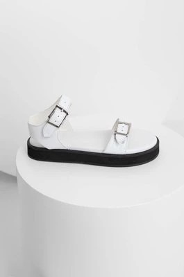Zdjęcie produktu Answear Lab sandały skórzane damskie kolor biały