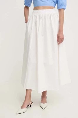 Zdjęcie produktu Answear Lab spódnica bawełniana kolor biały maxi rozkloszowana