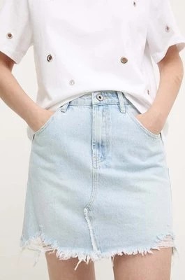 Zdjęcie produktu Answear Lab spódnica jeansowa kolor niebieski mini ołówkowa
