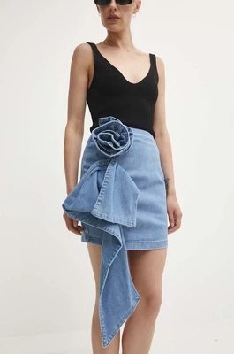 Zdjęcie produktu Answear Lab spódnica jeansowa kolor niebieski mini rozkloszowana