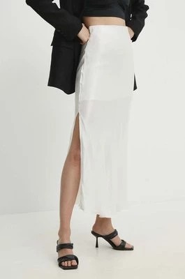 Zdjęcie produktu Answear Lab spódnica kolor biały maxi prosta