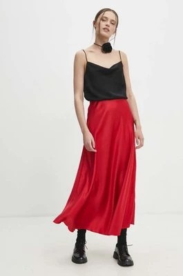 Zdjęcie produktu Answear Lab spódnica kolor czerwony midi rozkloszowana