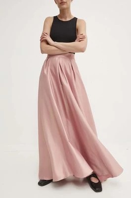 Zdjęcie produktu Answear Lab spódnica kolor różowy maxi rozkloszowana