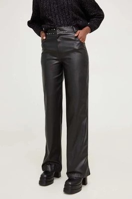 Zdjęcie produktu Answear Lab spodnie damskie kolor czarny proste high waist