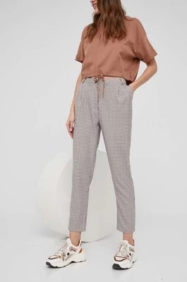 Zdjęcie produktu Answear Lab spodnie damskie kolor różowy proste high waist