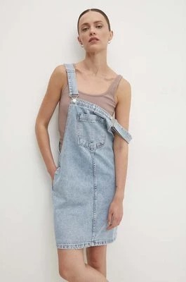 Zdjęcie produktu Answear Lab sukienka jeansowa kolor niebieski mini prosta
