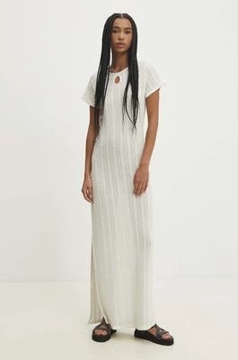 Zdjęcie produktu Answear Lab sukienka kolor biały maxi dopasowana