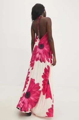 Zdjęcie produktu Answear Lab sukienka kolor różowy maxi oversize