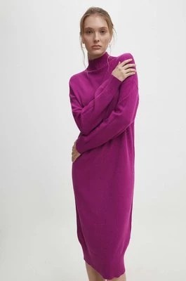 Zdjęcie produktu Answear Lab sukienka kolor różowy mini oversize