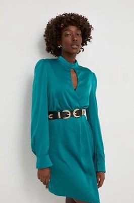 Zdjęcie produktu Answear Lab sukienka kolor zielony mini rozkloszowana