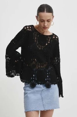 Zdjęcie produktu Answear Lab sweter bawełniany kolor czarny