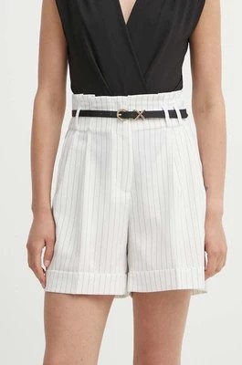 Zdjęcie produktu Answear Lab szorty damskie kolor biały wzorzyste high waist