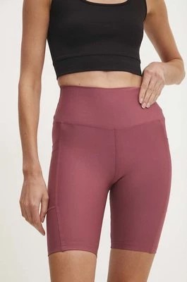 Zdjęcie produktu Answear Lab szorty damskie kolor różowy gładkie high waist