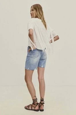 Zdjęcie produktu Answear Lab t-shirt bawełniany damski kolor biały