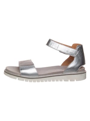 Zdjęcie produktu Ara Shoes Skórzane sandały w kolorze srebrnym rozmiar: 37