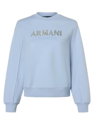 Zdjęcie produktu Armani Exchange Bluza damska Kobiety niebieski jednolity,