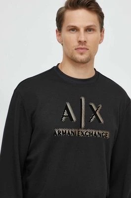 Zdjęcie produktu Armani Exchange bluza męska kolor czarny z nadrukiem 3DZMSA Z9N1Z