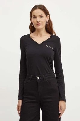 Zdjęcie produktu Armani Exchange longsleeve bawełniany kolor czarny 8NYT89 YJG3Z